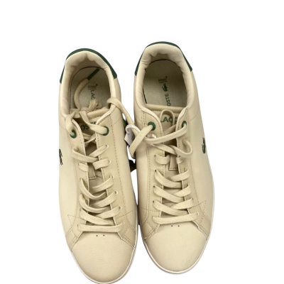 Lacoste Beige Leather Graduate Pro Heel  Size 9 