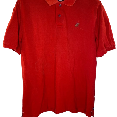 Beverly Hills Polo Club Womens  Size XXL Polo Shirt Red 