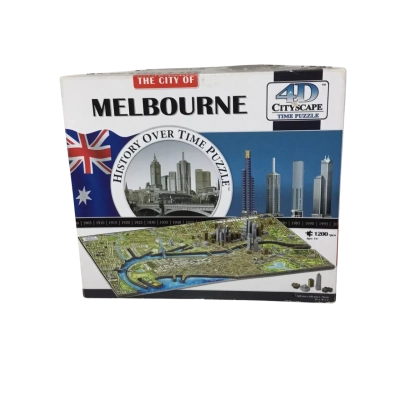 CITYSCAPE THE CITY OF MELBOURNE HISTORY OVER TIME PUZZLE