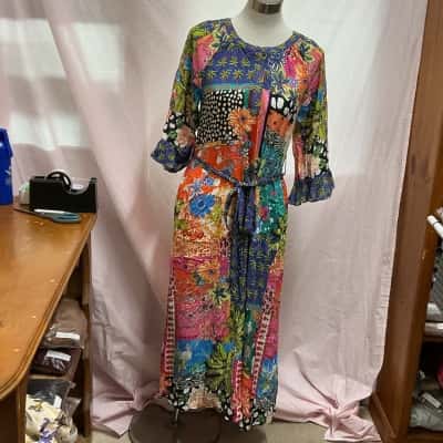 Lulalife Womens  Size XS Casual Dress Floral / Multicoloured 