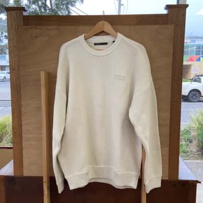 Commons  Mens  Size L Off White sweater 
