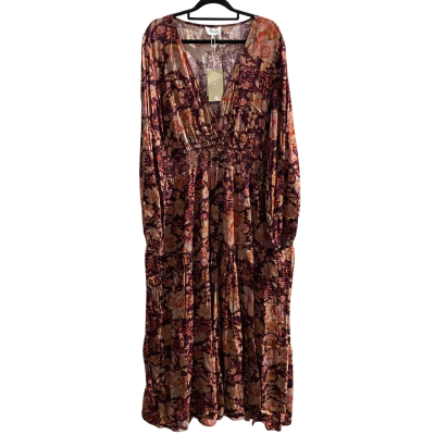 Piper Womens  Size 14 Floral Dress / Maxi Dress Pattern / Red RRP-$129.95