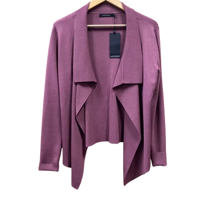Portmans Burgundy Open Cardigan Size L