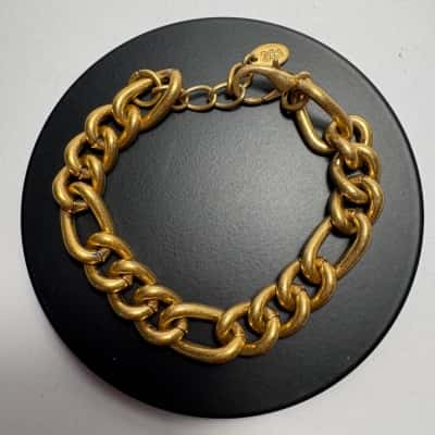 Zara Chunky Gold Tone Link Bracelet