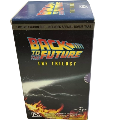 Back to the Future Limited Edition VHS Tape set