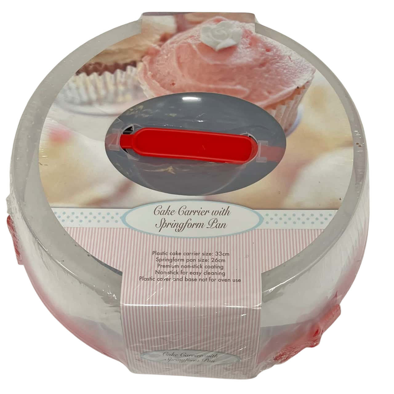 33cm Cake Carrier with 26cm Springform Pan Premium Nonstick Coating(s)