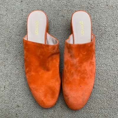 Gorman Womens Anna Slip On Size 37 Mandarin Red / Burnt Orange