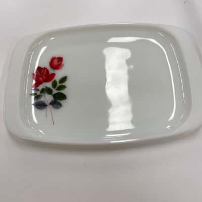 Pyrex platter June Rose vintage 60’s