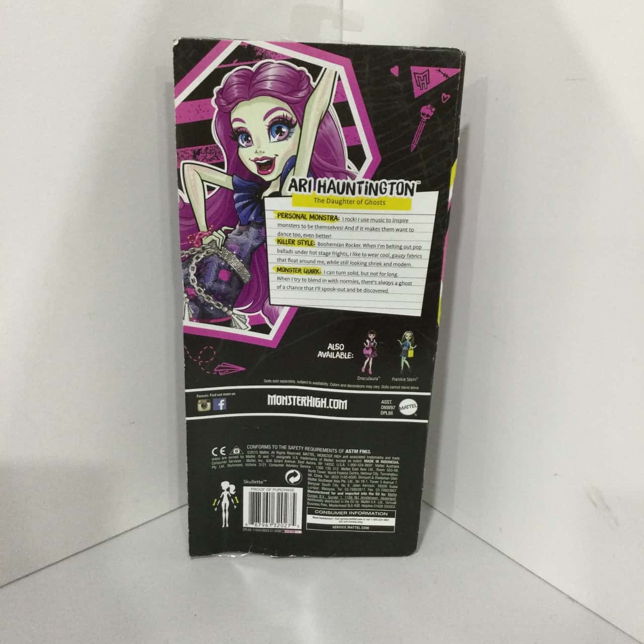 Monster High Doll, Ari Haunting, DNW97, 2015.(s) - New Without Tags ...
