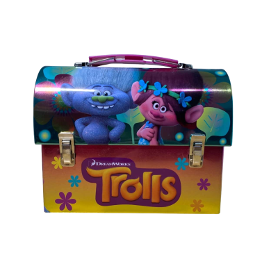Trolls World Tour : Pass the Glitter Box With small Figurines 