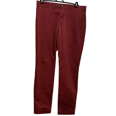 Tommy Hilfiger Mens  Size L Slim fit Pants Maroon 