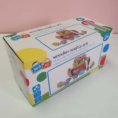 Jack 'n' Jill Wooden Noah's Ark Toy - New In Box