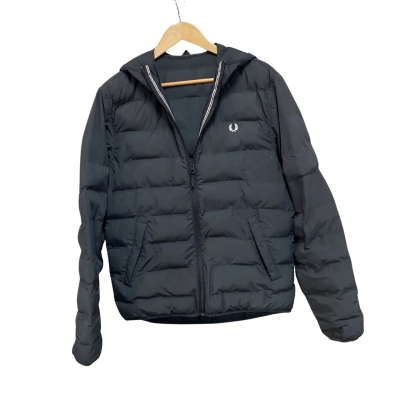 Fred Perry Womens  Size M Puffer Jacket Black  
