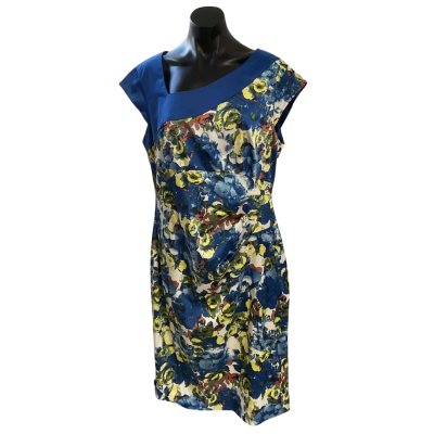 Chelsea Design Womens Blue / Brown / Burnt Orange / Floral / Green / White 