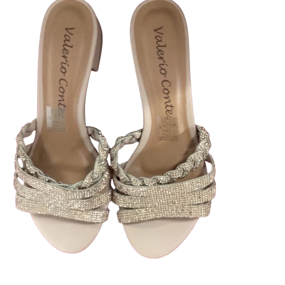 Valerio Conte Womens  Size 37 Champagne Slip Ons