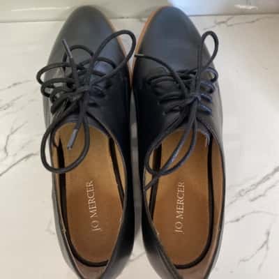 Jo Mercer Womens  Size 37 Loafers Black  