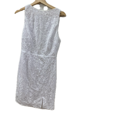 Billy J Womens  Size 12 Sequin Mini Dress White 