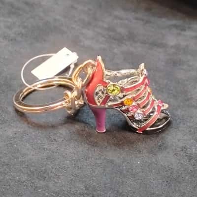 Women's Keyring Alexander Kalifano Las Vegas Crystal High Heel Shoe