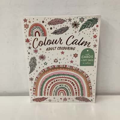 NEW - Colour Calm: Adult Colouring book