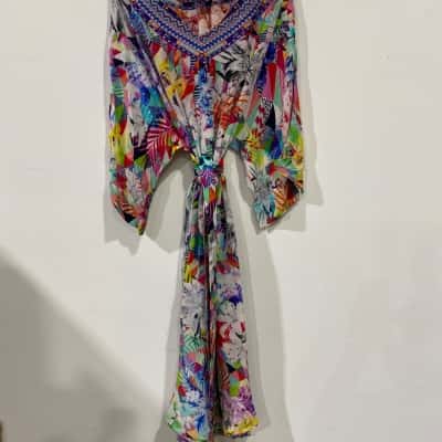 Swank Resort Aria Fish  Womens  Size 3 Kaftan  Multicoloured 