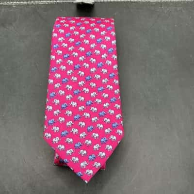  Mens Elephant Print Tie