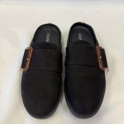  Women's Laguna Quays Slip On Mules Size 37 Black  