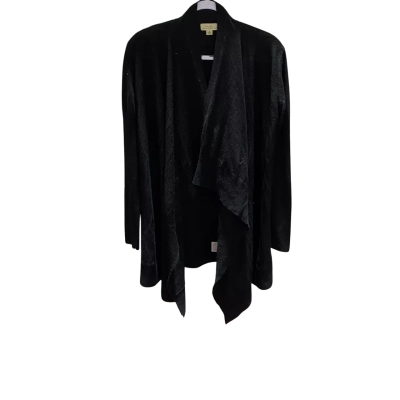 Witchery Womens  Size M Open Cardigan Jacket (No Buttons) Black   Merino Wool