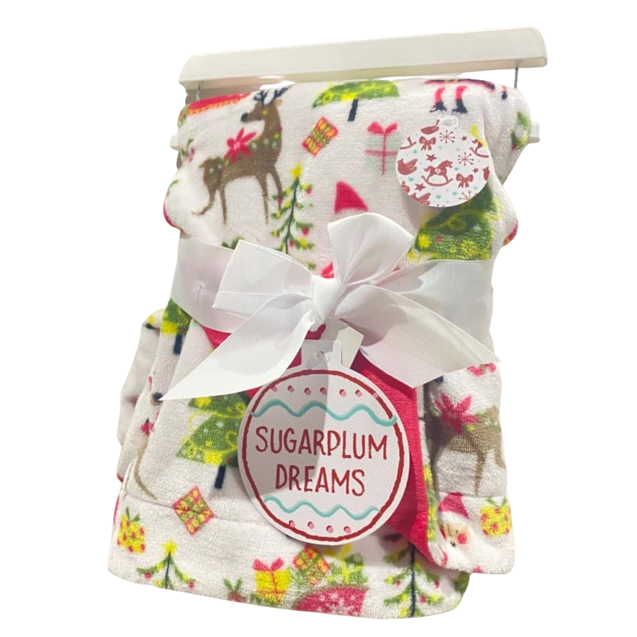 BNWT Baby Blanket Christmas Design Gift Idea Kids Bedding Santa (s)