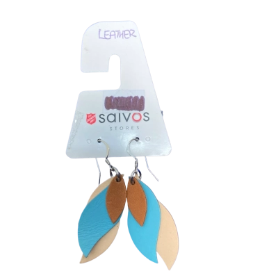  Womens Earrings Multicoloured Leather