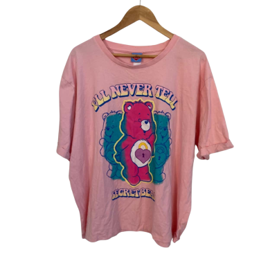 Care Bears Womens  Size XXXL Short Sleeve Top Pink  
