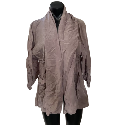 Witchery Womens  Size 10 Open Jacket Champagne / Grey 