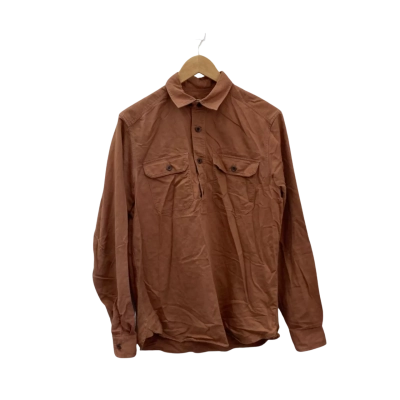RM Williams Mens  Size S Long Sleeve Shirt Brown 