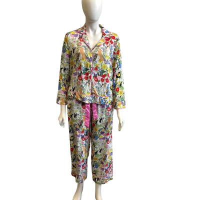 Peter Alexander Women's Size S PJ Set Multicoloured Pattern 