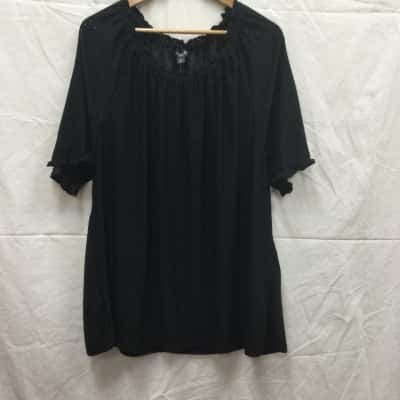 Autograph Womens Size L Black Top RRP: $99.99