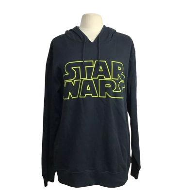Star Wars TM Cotton Blend Black Pullover Hoodie Size 2XL