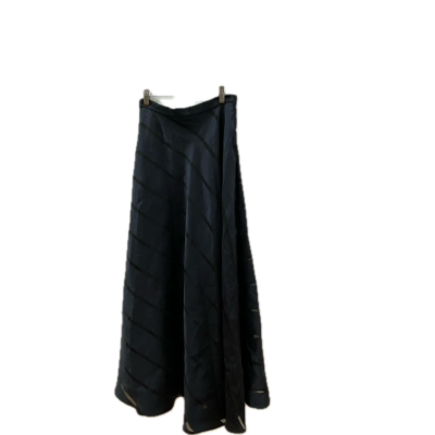 Backstage Womens Skirt Size XS Navy Blue/ Black with Mesh Details