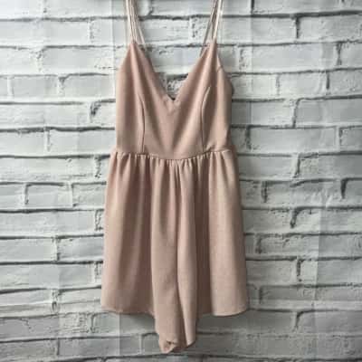 Tiger Mist Womens  Size M Spaghetti Strap Playsuit Pink  