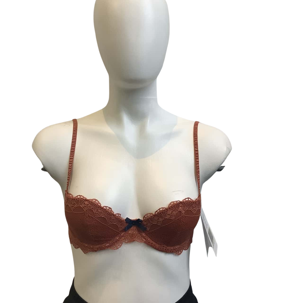 Brand New Elle Macpherson Womens Size 12B Coranto Lace Bra Clay