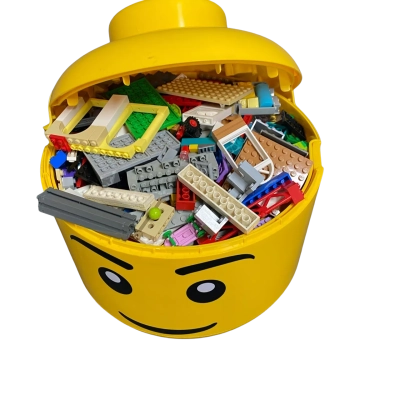 LEGO - Random/Assorted - 1Kg with LEGO Storage Container
