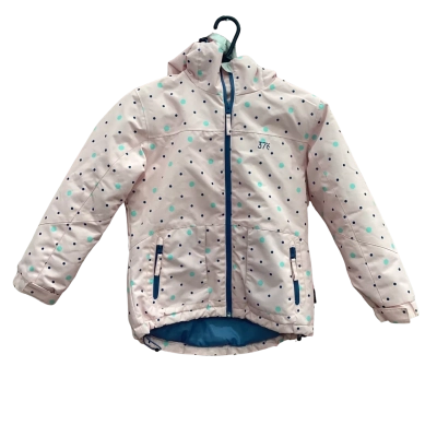37 South Kids Size 8 Pink Dot Rain Jacket