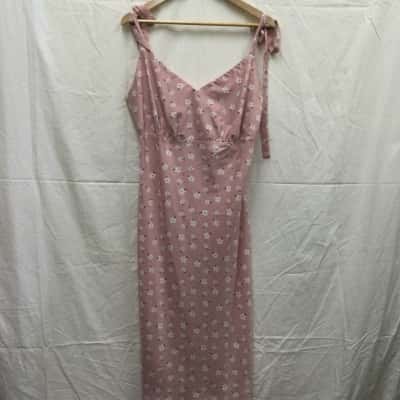 Mika Muse Womens Size 20 Floral/Pink Dress