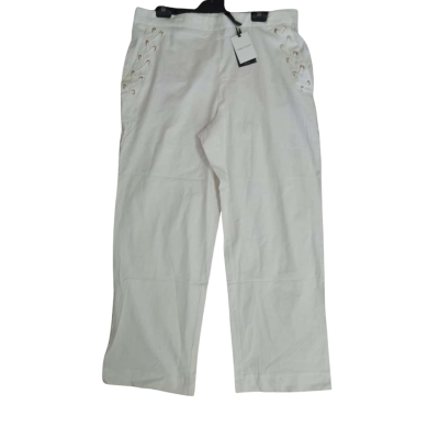 Table Eight Women's Wide Leg Pants Size 18 White 