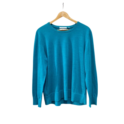 Trenery Womens  Size XL Merino Jumper Teal 