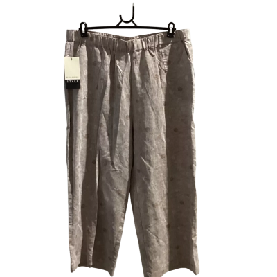 BNWT Black Pepper Womens Size 20 Brown Wide Leg Pants RRP $99.99