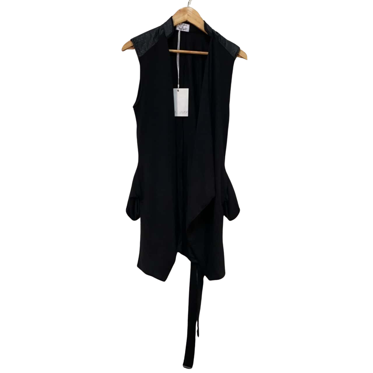 Wrap Down Coat - Reflective Black main image 0