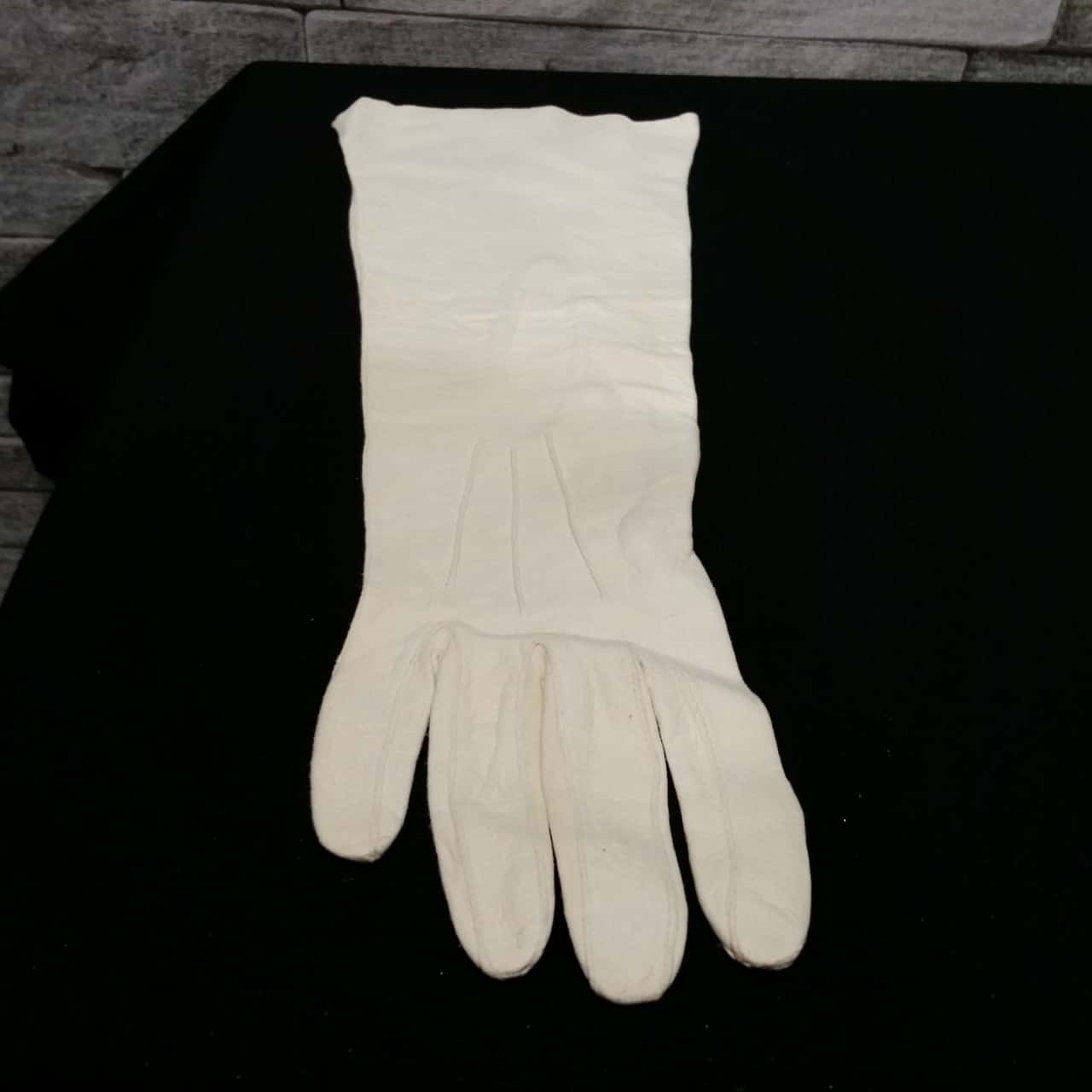 Other Vintage Dents Ladies Soft Cream Leather Gloves Womens Size 7.5