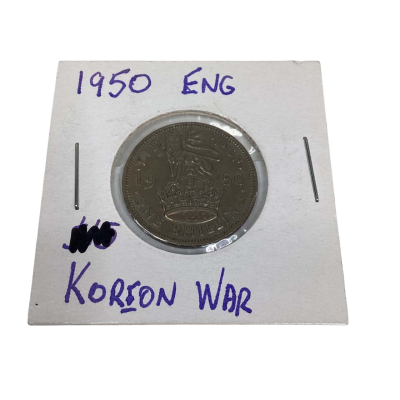 1950 English shilling 
