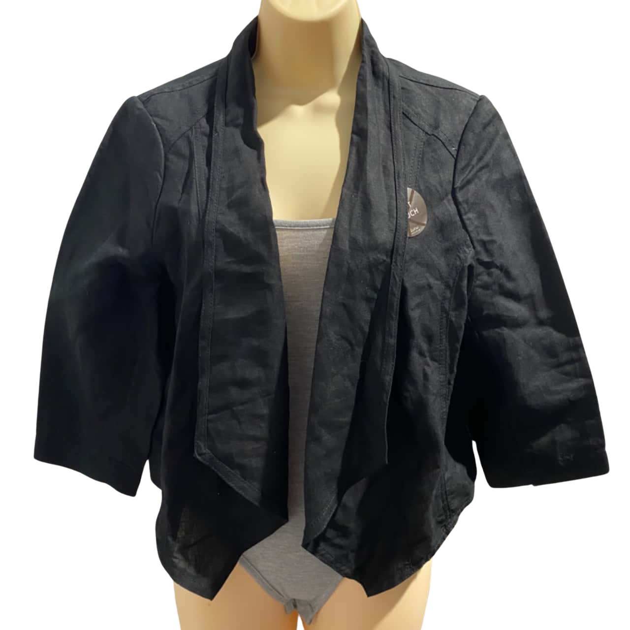 BNWT Katies Womens Size 16 Open Jacket Black RRP 69.95