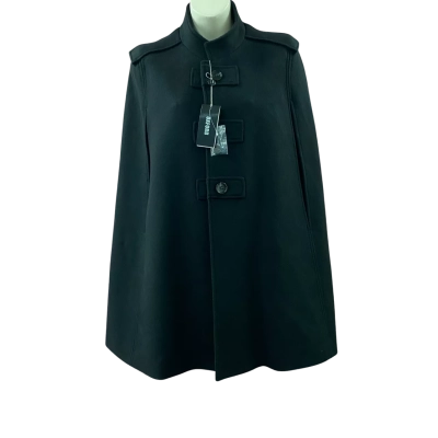 Oxford Women's Lotte Wool Rich Cape Size S Black  