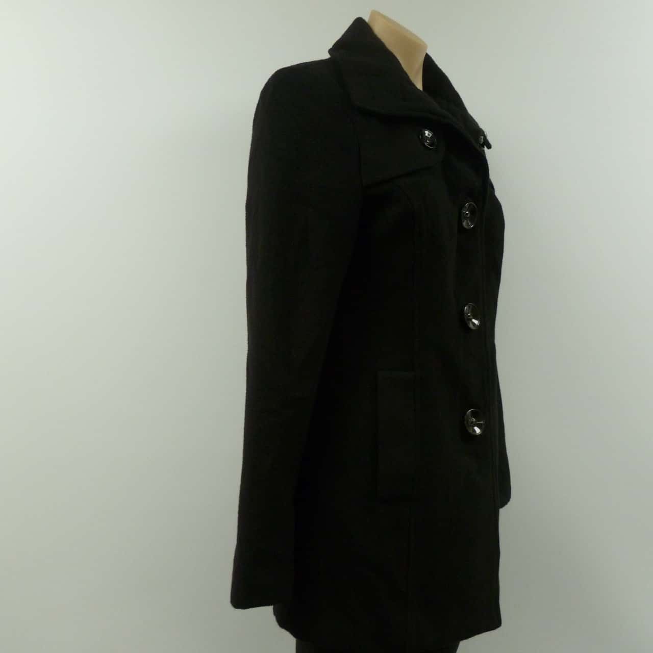 KETCHUP Women's Black Coat, Size 12 (s)